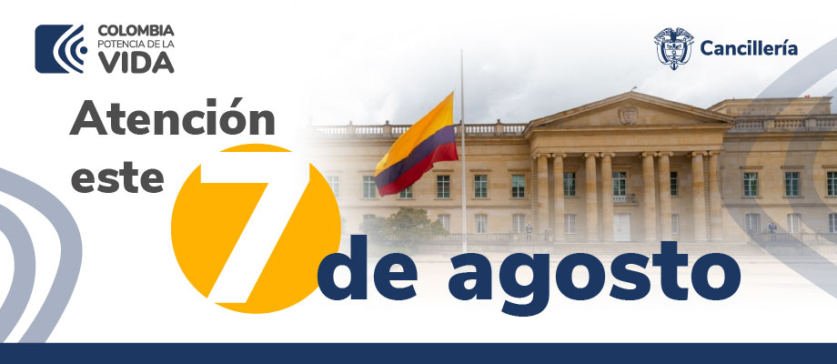 Embajadas y consulados de Colombia no tendrán atención al público el 7 de agosto de 2023 con ocasión del Día de la Batalla de Boyacá