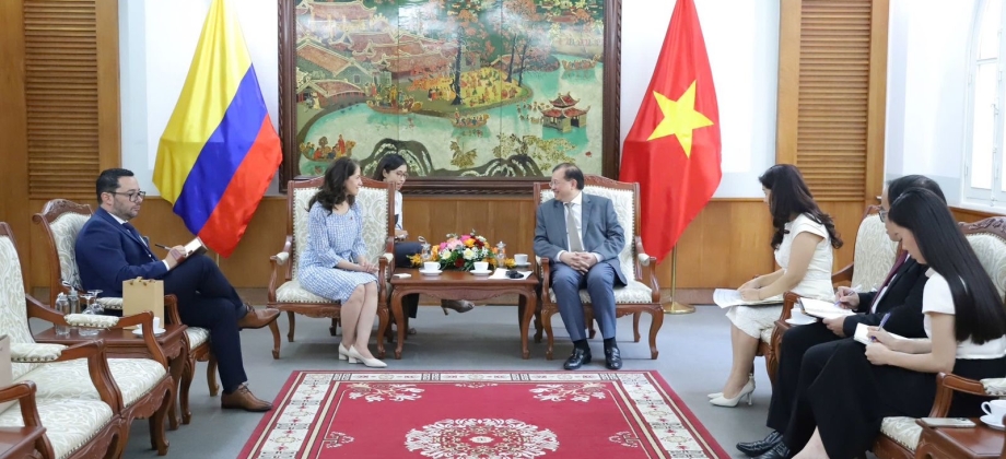 La cultura sigue siendo un espacio de intercambio ideal para acercar a Colombia y Vietnam en el encuentro con el viceministro Ta Quang Dong