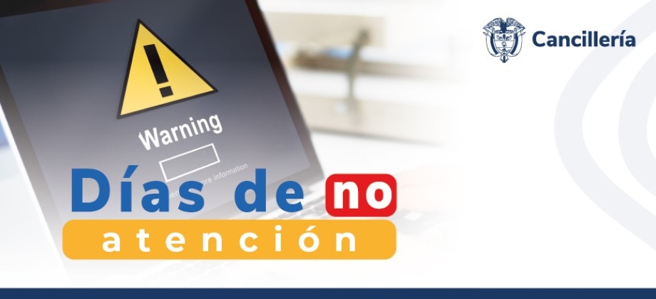 Embajada de Colombia en Vietnam y su Sección Consular no tendrán atención al público los días 8, 9, 12 y 13 de febrero de 2024