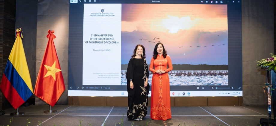 En un ambiente que recreó la riqueza de los pájaros que habitan en Colombia, la Embajada en Vietnam conmemoró el 215 aniversario de Independencia del país