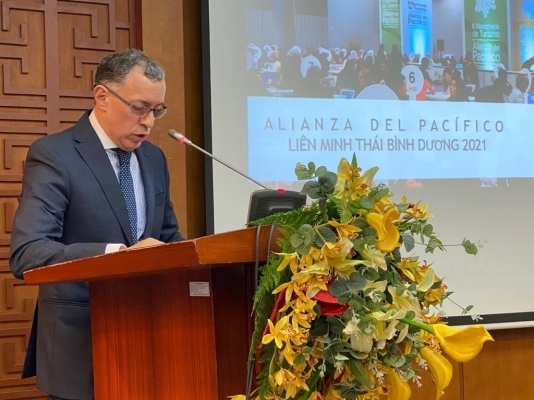 Embajador de Colombia en Vietnam, Miguel Angel Rodríguez, participó en la conferencia “Alianza Pacífico: Cooperación y Desarrollo”